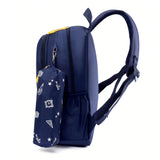 Mini backpack for girls, cartoon pattern, adjustable straps