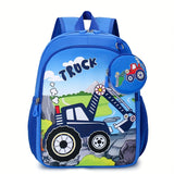 Preschool Backpack for Children Aged 3 to 6, Princess or Truck/Bunny Design.