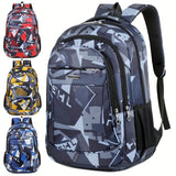 Unisex School Backpack with Pattern, 17-Inch Laptop Pocket