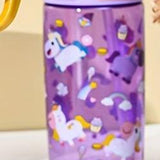 Children's Bottle 550 ml, Mermaid or Unicorn Design, with Handle