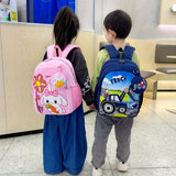 Preschool Backpack for Children Aged 3 to 6, Princess or Truck/Bunny Design.