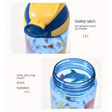 Children's Bottle 550 ml, Mermaid or Unicorn Design, with Handle