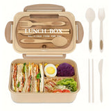 Children's lunch box with compartments, available in 3 colors
