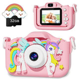 Unicorn Camera, HD device with photos and videos, 32GB SD card