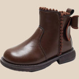 Ankle boots, leather shoes for girls