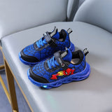 Light-Up Shoes with Print, LED Sneakers for Kids