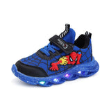 Light-Up Shoes with Print, LED Sneakers for Kids