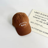 Children's Visor Cap, Unisex with NYC Embroidery