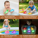Bath Dinosaur with LED Light, Aquatic Toy