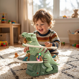Dinosaur Racing Track with Light and Music – Toy for Children