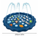 Inflatable Water Play Mat, Tummy Time Sensory Activity