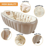 Inflatable Baby Bathtub, Portable Folding Bathtub