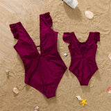 Matching mom and child swimsuit set, bikini for girl