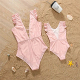 Matching mom and child swimwear set, bikini for girl