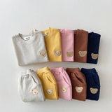 Children's Tracksuit with Bear, Unisex Two-Piece Set