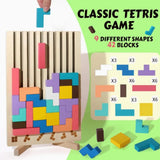 Wooden assembly game, puzzle, and fine motor skills toy