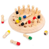 Wooden Memory Game, Color Association Board