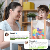 Wooden Board Game in Tetris Style – Eco-Friendly Logic Set