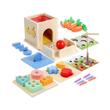 8-in-1 Wooden Educational Cube – Toy for Babies and Preschool
