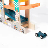 Wooden Car Ramp – Rolling Game for Toddlers