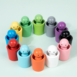 Educational Wooden Toy – Color Sorting Cups