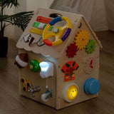 Educational Wooden House for Children – Activity Elements