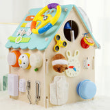 Educational Wooden House for Children – Activity Elements