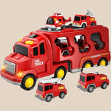 Two-Level Truck Set, Fire or Construction Vehicle