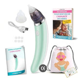 Electric nasal aspirator, nasal cleaning device for babies