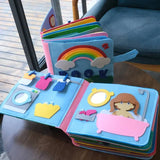 Montessori Felt Book with Stories – Educational Toy for Children