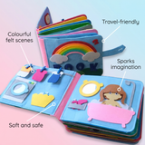 Montessori Felt Book with Stories – Educational Toy for Children