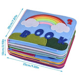 Montessori Felt Book with Stories – Educational Toy for Children