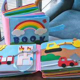 Montessori Felt Book with Stories – Educational Toy for Children
