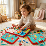 Montessori Felt Sensory Book – Portable Educational Board for Children