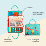 Montessori Felt Sensory Book – Portable Educational Board for Children