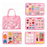 Montessori Felt Sensory Book – Portable Educational Board for Children