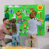 Felt Activity Board with Animals, Farm-Themed Wall Set