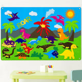 Felt Activity Board with Animals, Farm-Themed Wall Set