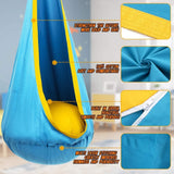 Hammock chair, hanging chair for indoor and outdoor use with cushion