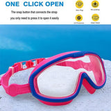 Children's Swimming Goggles, Adjustable Anti-Fog Design