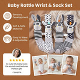 Wrist and Sock Rattle, Soft Sensory Accessories