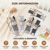 Wrist and Sock Rattles, Soft Sensory Accessories