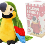 Interactive Plush Parrot with Voice Repetition Function