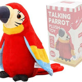 Interactive Plush Parrot with Voice Repetition Function