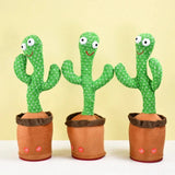 Interactive cactus, talking and singing toy repeater