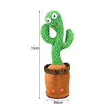 Interactive cactus, talking and singing toy repeater