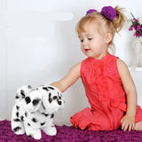 Interactive toy dog, realistic plush dog that moves