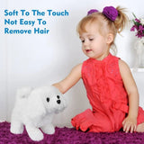 Interactive toy dog, realistic plush dog that moves