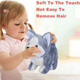 Interactive toy dog, realistic plush dog that moves