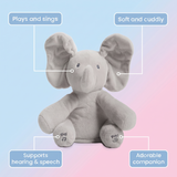 Interactive Plush Elephant – Playing Music and Singing for Kids